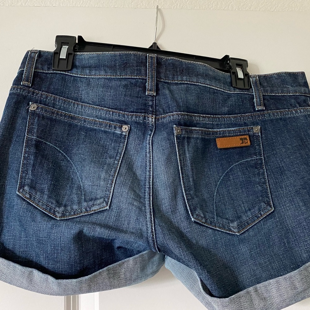 Joe’s Jeans jean shorts.